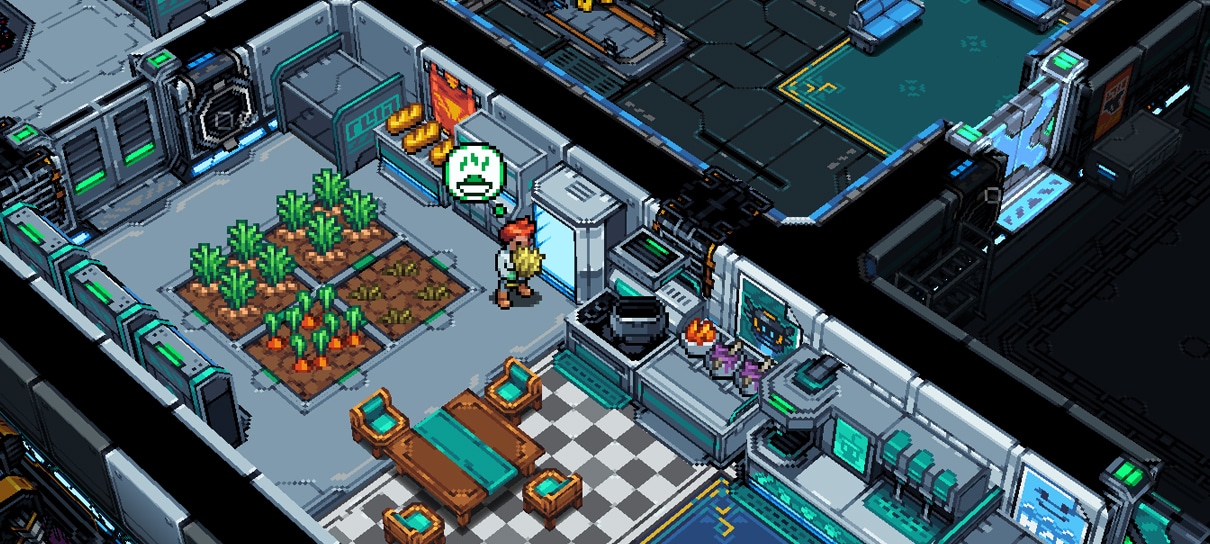 Starmancer ganha trailer mostrando gerenciamento de base espacial