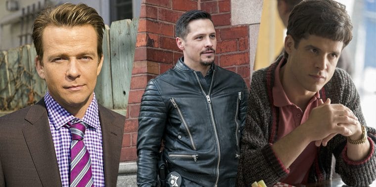 Fotos de Sean Patrick Flannery, Nick Wechsler e Miles Gaston Villanueva (Divulgação/Showtime;Divulgação/NBCUniversal)