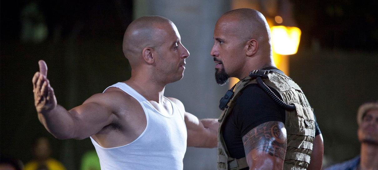 Vin Diesel relembra atritos com The Rock durante filmagens de Velozes e Furiosos