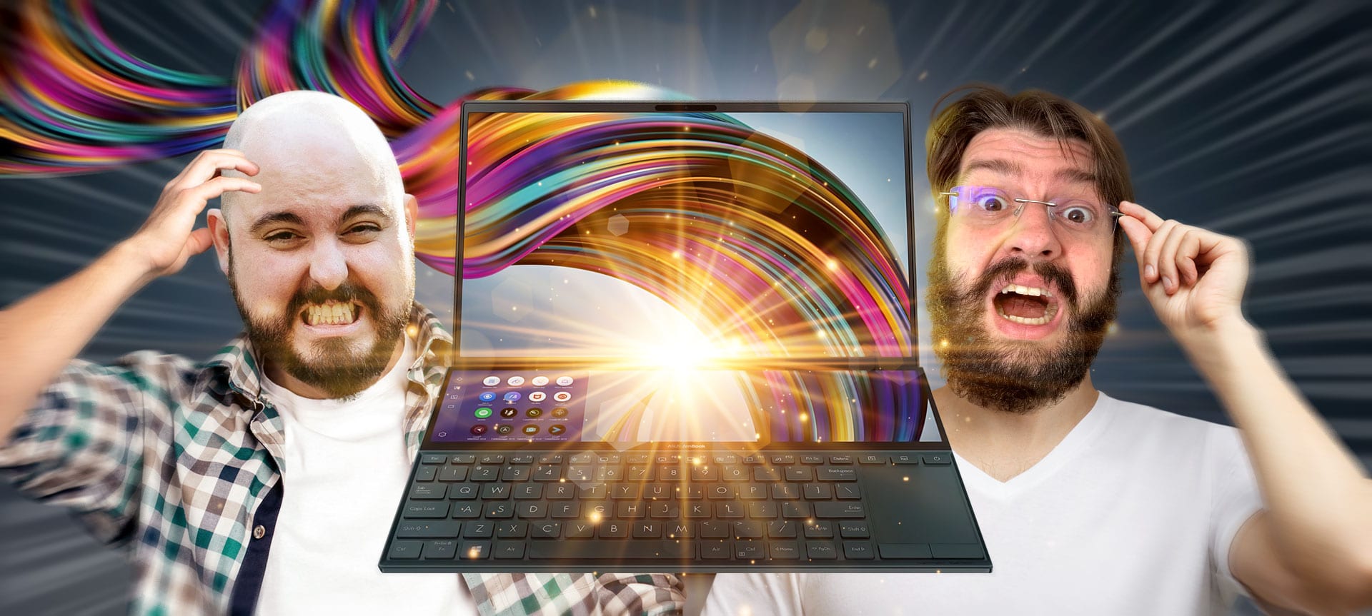 Asus ZenBook Duo 14 UX482, o Notebook office