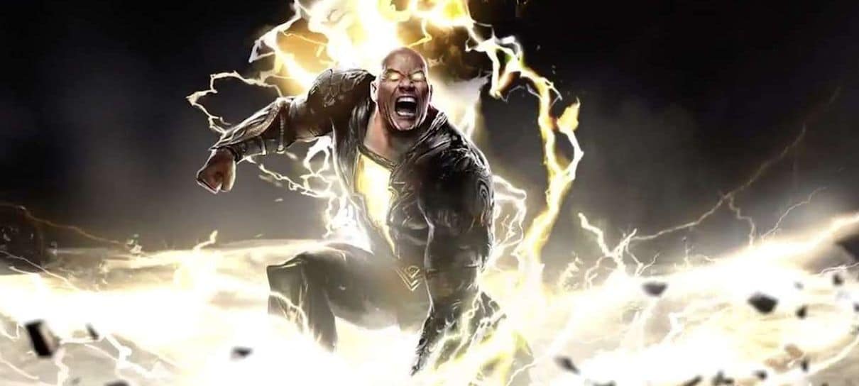 The Rock mostra parte do cenário de Adão Negro