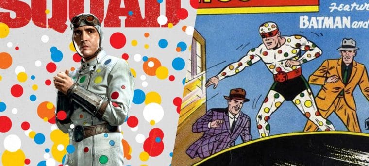 Montagem com David Dastmalchian e Bolinha nas HQs (Divulgação/DC Comics)