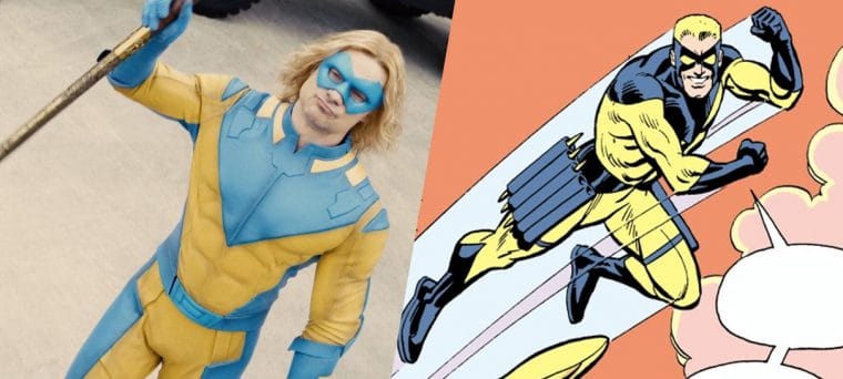 Montagem com Flula Borg e Dardo nas HQs (Divulgação/DC Comics)