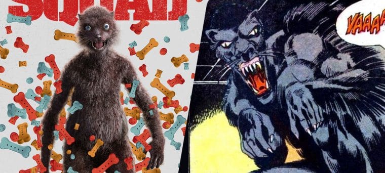 Montagem com Doninha no filme e nas HQs (Divulgação/DC Comics)