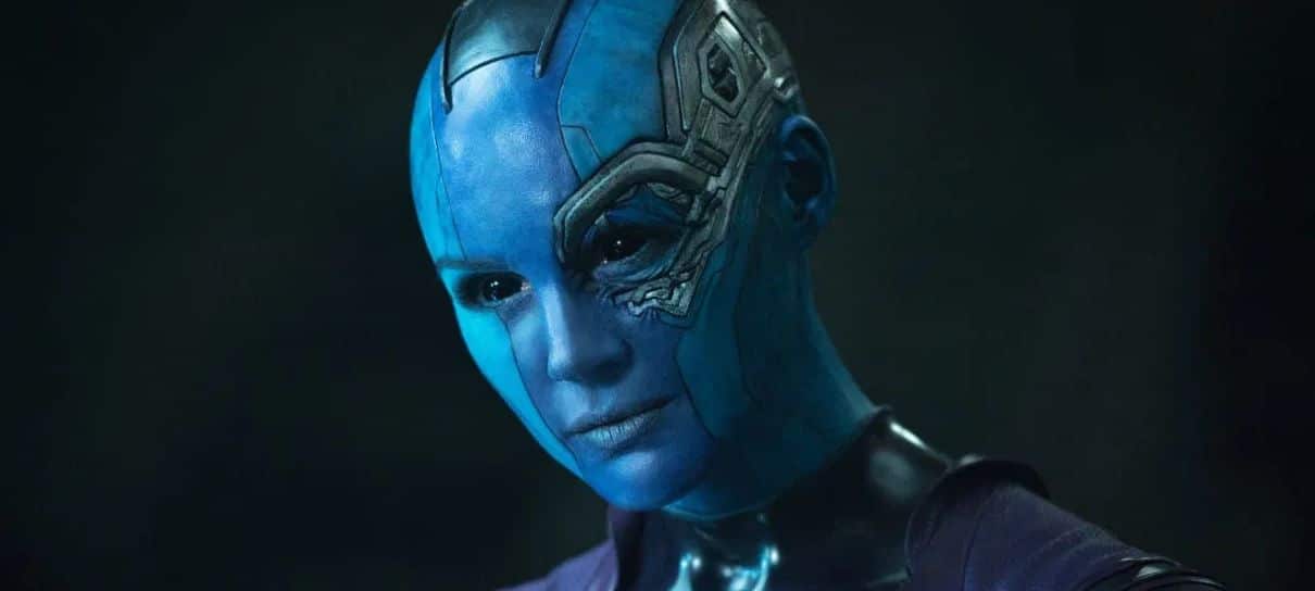 Karen Gillan, a Nebula, chorou com o roteiro de Guardiões da Galáxia 3