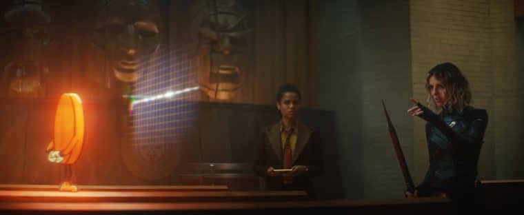 Gugu Mbatha-Raw e Sophia Di Martino em Loki (Divulgação/Marvel)