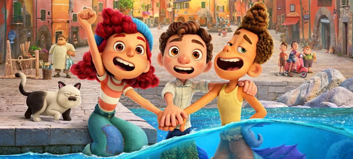 Luca foi o filme mais visto no streaming em sua segunda semana disponível no Disney+