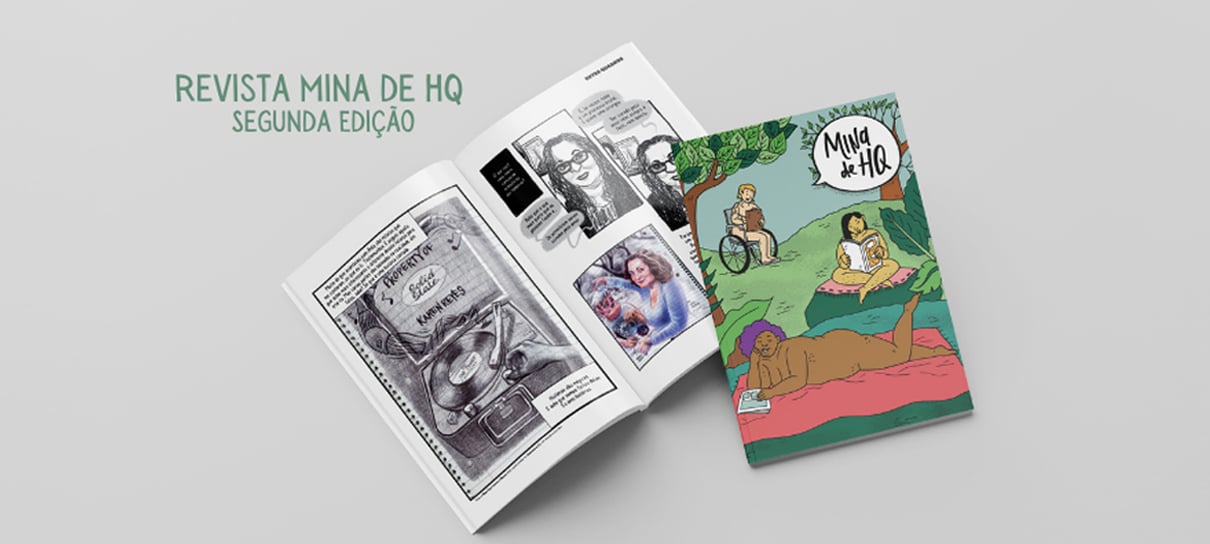 Segunda edição da revista Mina de HQ busca financiamento coletivo