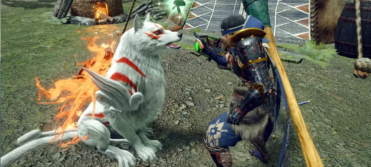 Monster Hunter Rise terá crossover com Okami