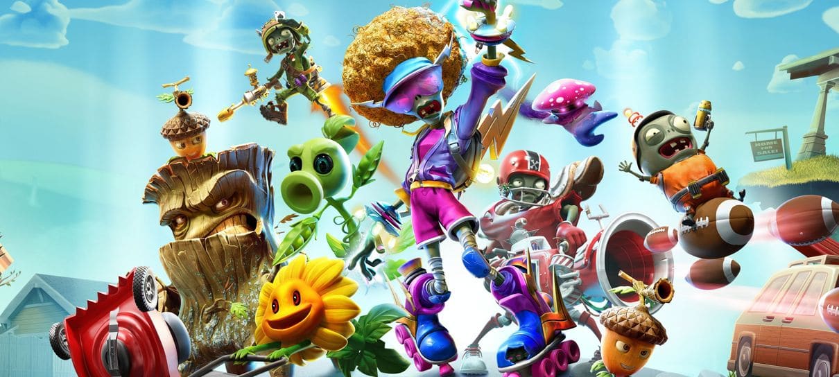 PS Plus de agosto terá Plants vs Zombies, Tennis World Tour 2 e Hunter's Arena