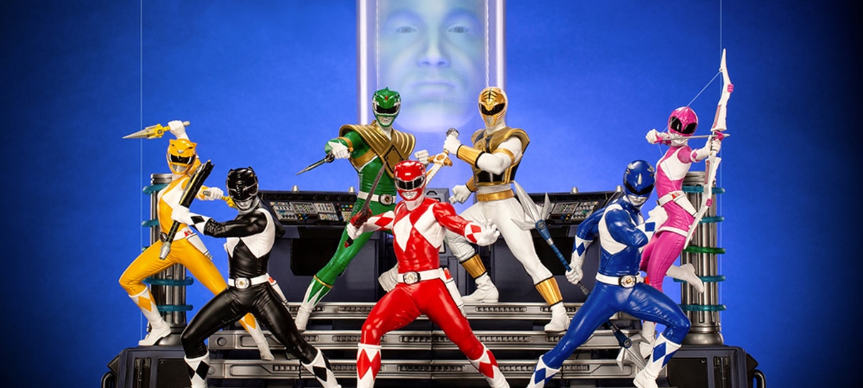 Iron Studios revela diorama dos Power Rangers clássicos
