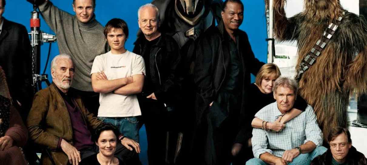 Mark Hamill foi inserido digitalmente em foto icônica do reencontro de Star Wars