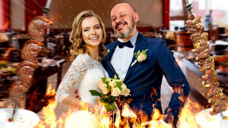 Festa de casamento na churrascaria?