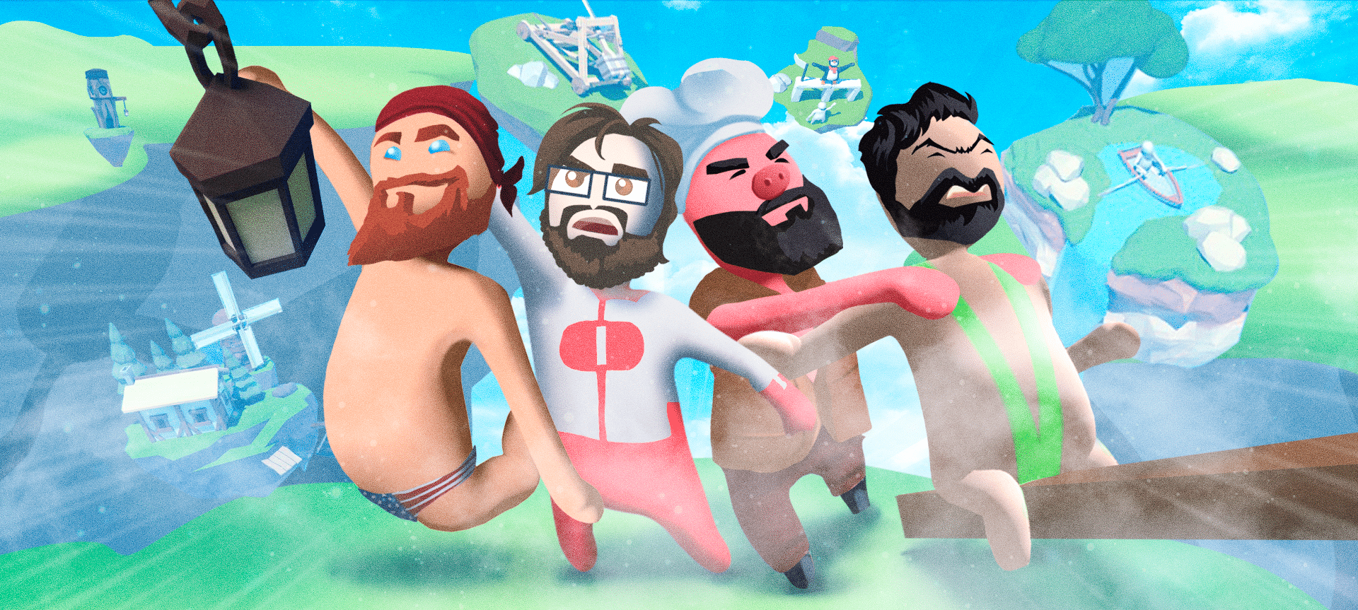 Human Fall Flat - Trabalho em equipe cada um por si
