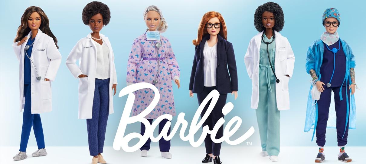 Com direito a boneca brasileira, Barbie revela linha inspirada em profissionais da saúde