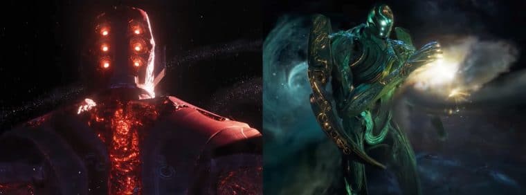 Celestiais no trailer de Os Eternos (Divulgação/Marvel)