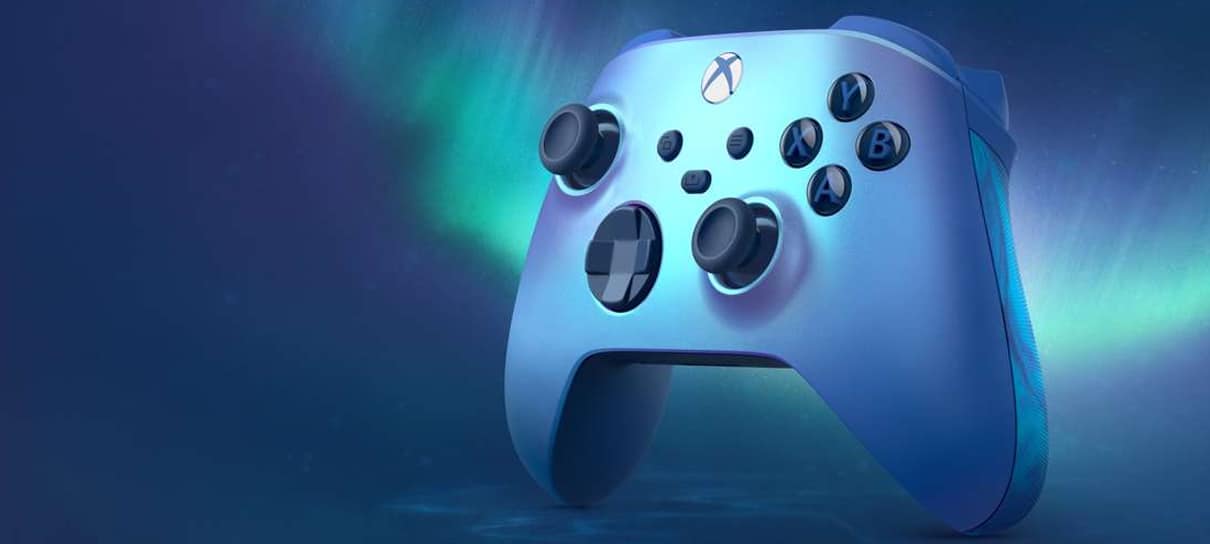 Microsoft anuncia edição especial de controle de Xbox na cor Aqua Shift