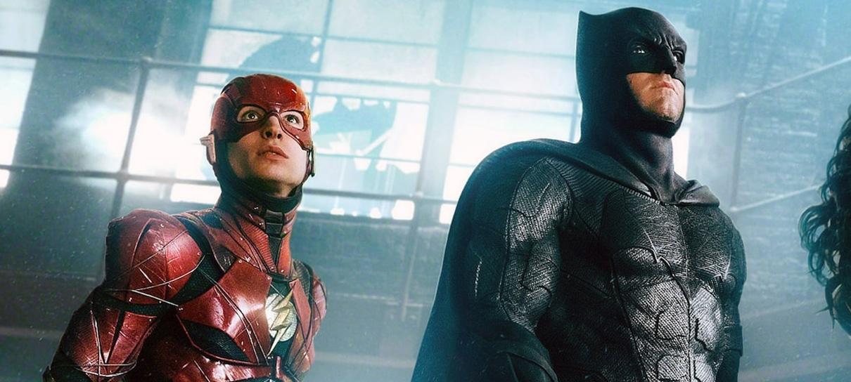 Batman aparece novamente no set de filmagens de The Flash