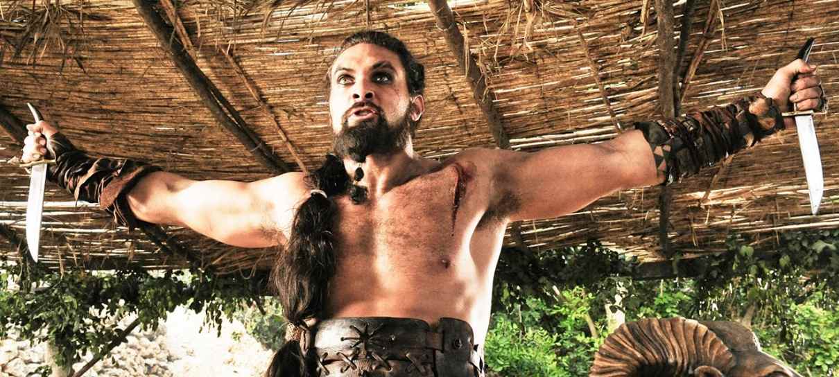 Jason Momoa não gosta de ser questionado sobre cena controversa de Game of Thrones