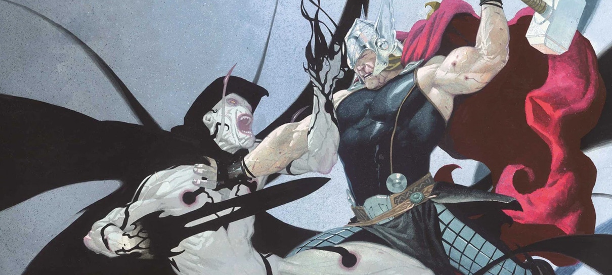 Foto de bastidores mostra visual do vilão de Christian Bale em Thor 4