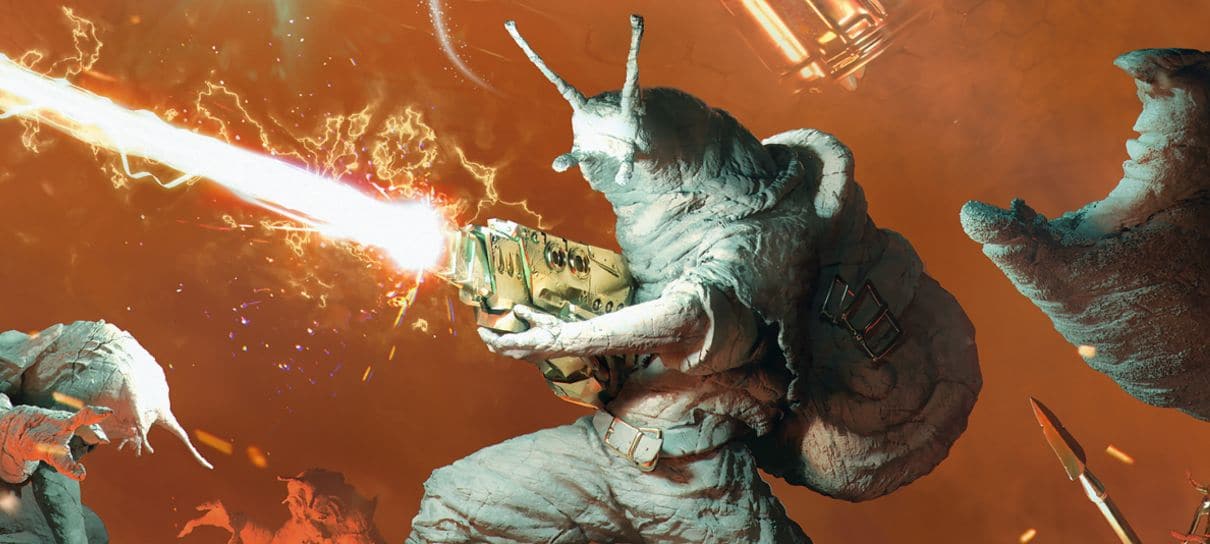 Inspirado em Doom 64, Clid the Snail coloca você para controlar um caracol pistoleiro