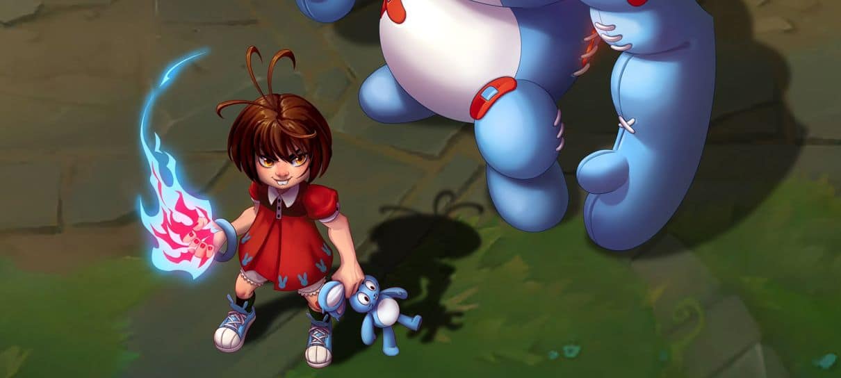 Artista brasileira transforma Annie, de League of Legends, na Mônica