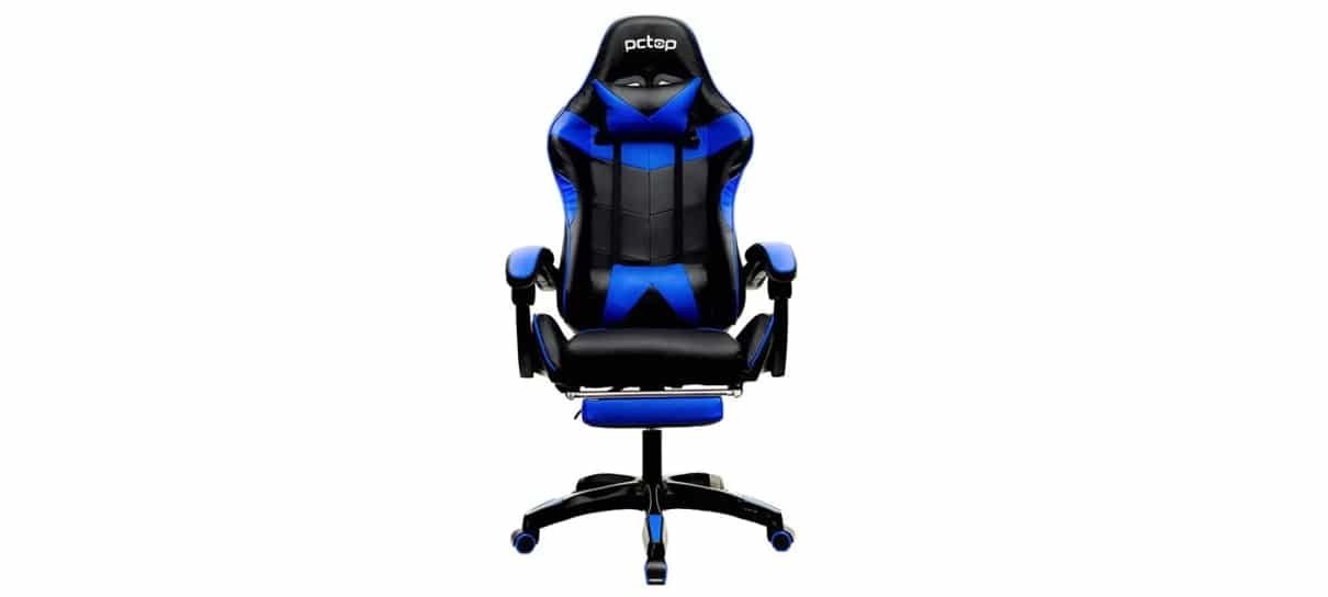 Pc top azul é uma das cadeiras gamers para o dia do gamer