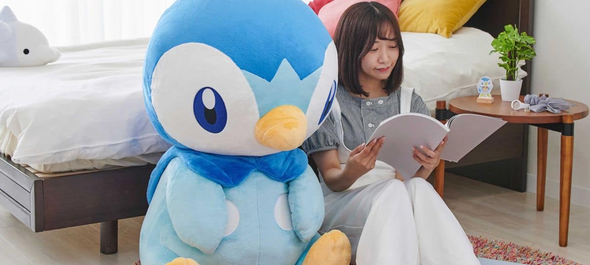 Piplup de pelúcia gigante é o Pokémon perfeito para um abraço