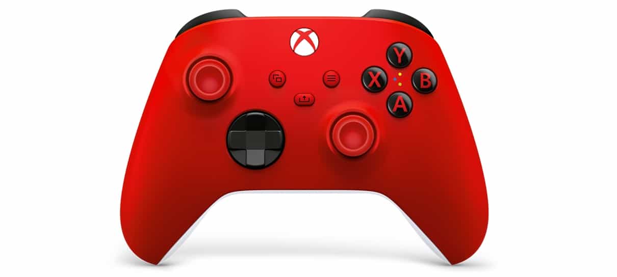 Pulse Red é um dos controles Xbox sem fio com novas cores
