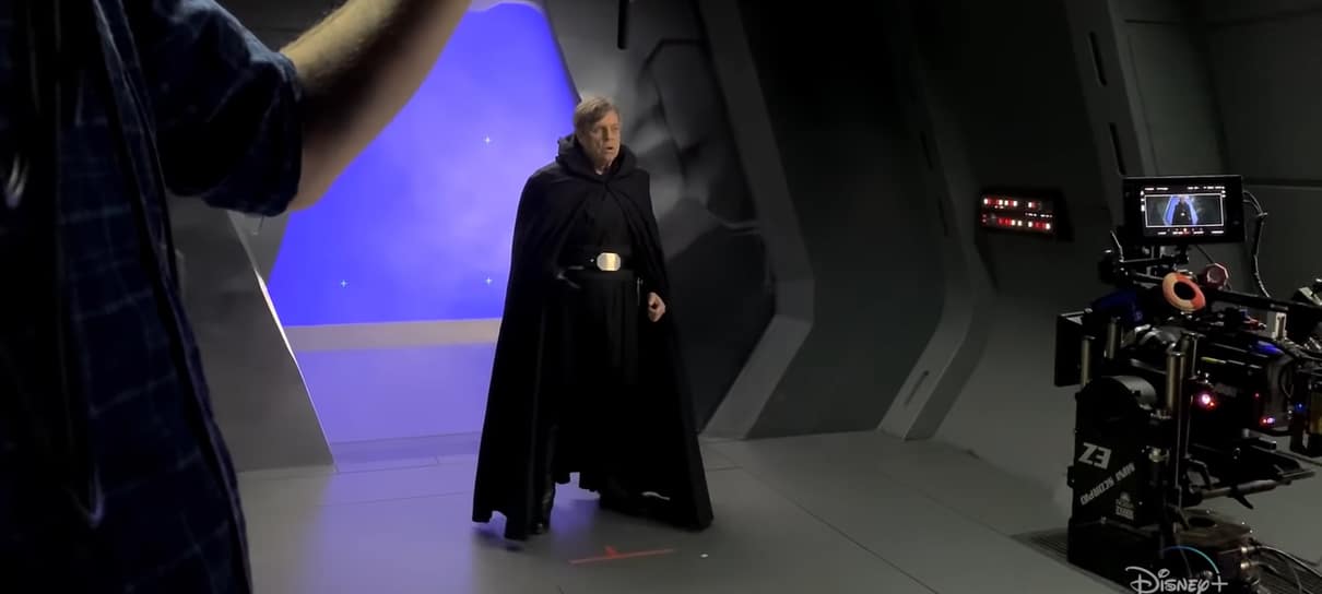 Vídeo de bastidores de The Mandalorian mostra Mark Hamill como Luke Skywalker