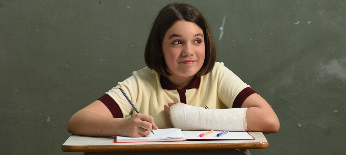 Mônica leva Sansão para a escola em nova foto de Turma da Mônica - Lições