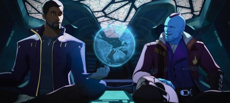 T'Challa e Yondu em What If...? (Divulgação/Marvel)