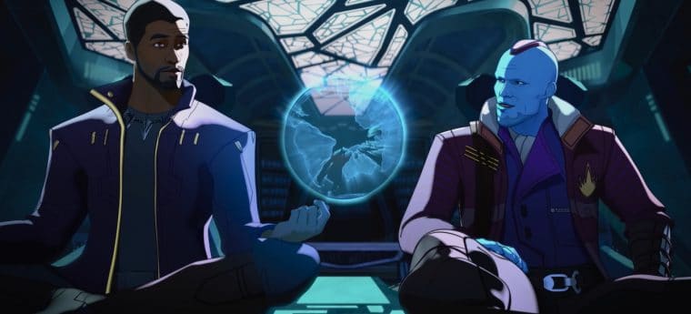 T'Challa e Yondu em What If...? (Divulgação/Marvel)