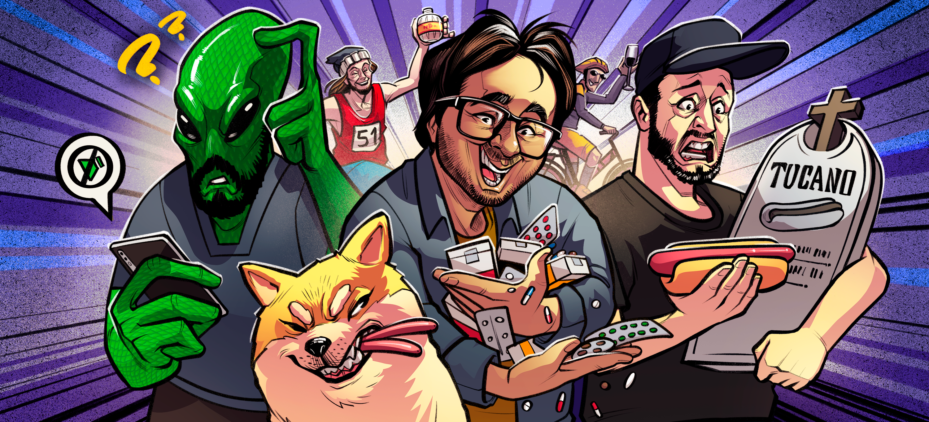 Capa do episódio Adestrando cachorro-quente com Tik-Tik para alienígenas: Nerdcast Descontrolado e sem pauta