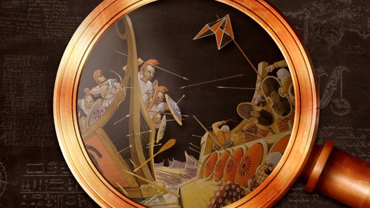 A maior batalha naval da Antiguidade