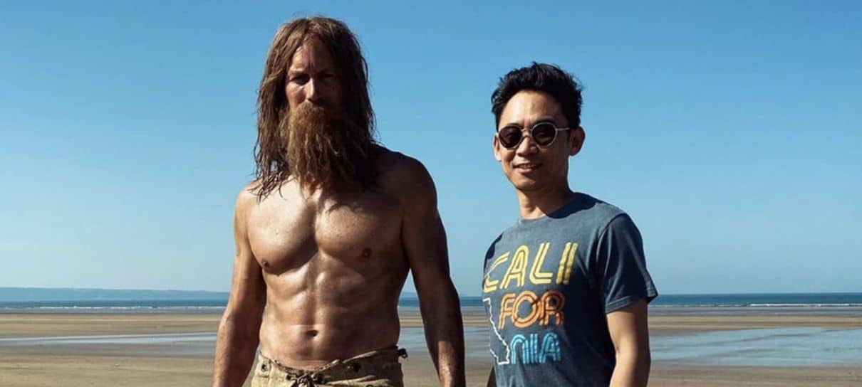 Patrick Wilson aparece bem diferente nos bastidores de Aquaman 2