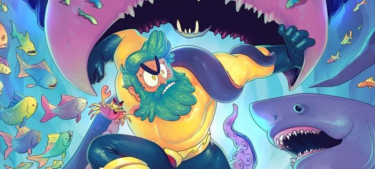 Animação do Aquaman no HBO Max ganha pôster e revela data de estreia dos episódios