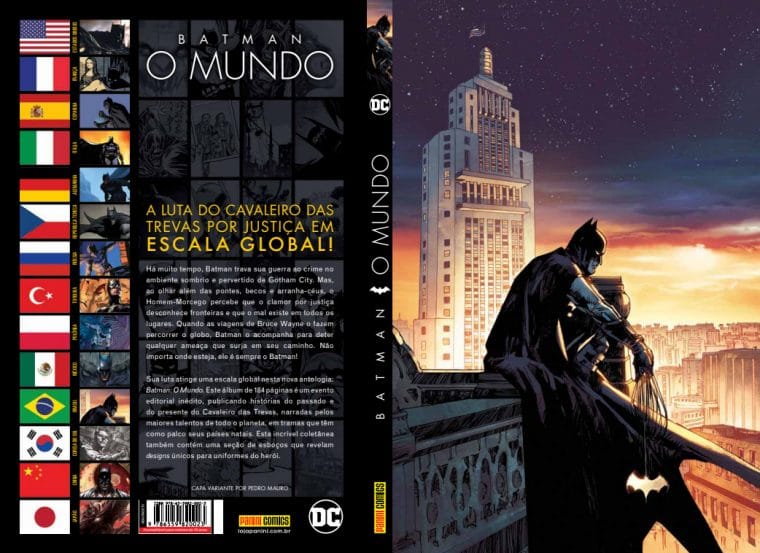 Capa brasileira de Batman: O Mundo (Divulgação)