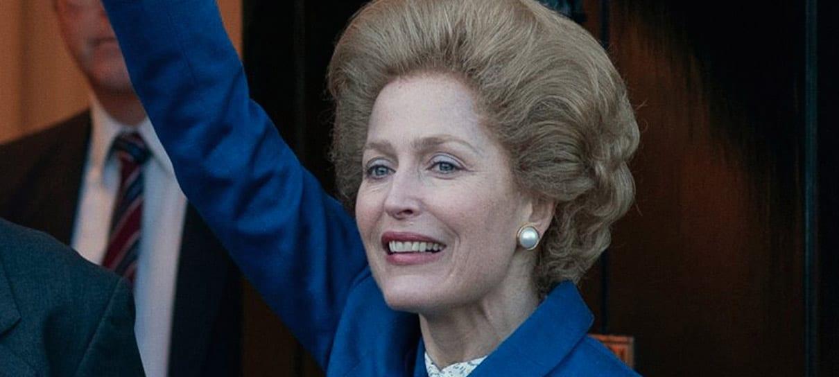 Gillian Anderson é questionada se conversou com Margaret Thatcher para papel em The Crown