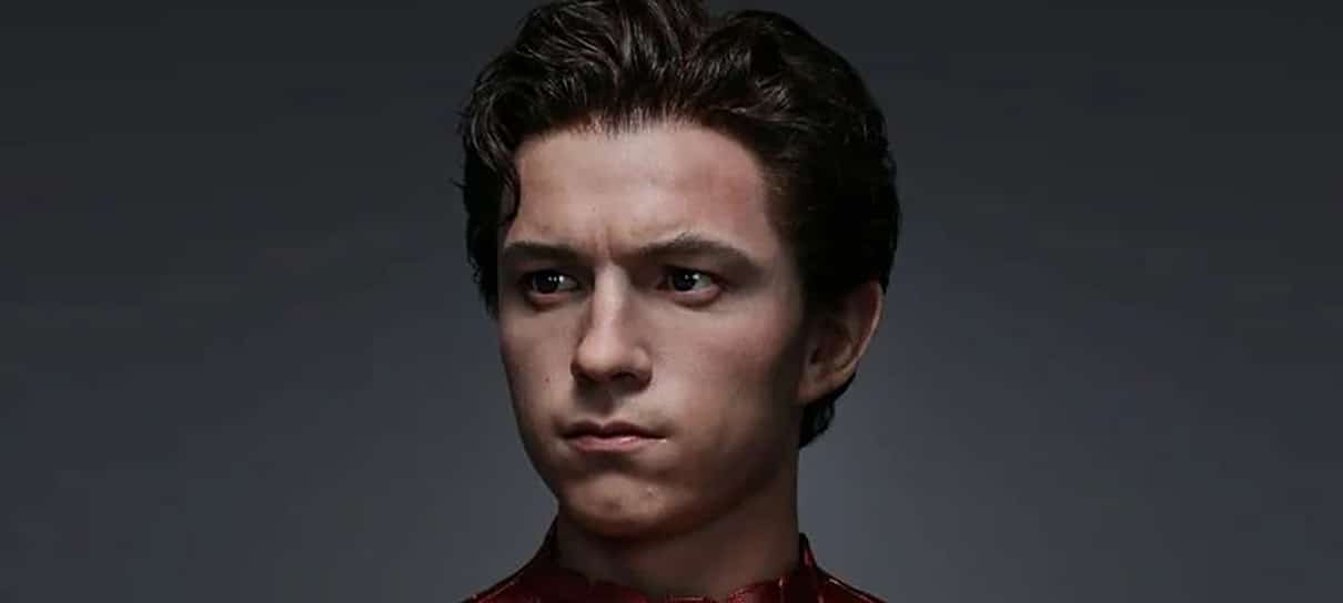 Queen Studios lança busto ultra realista do Homem-Aranha de Tom Holland