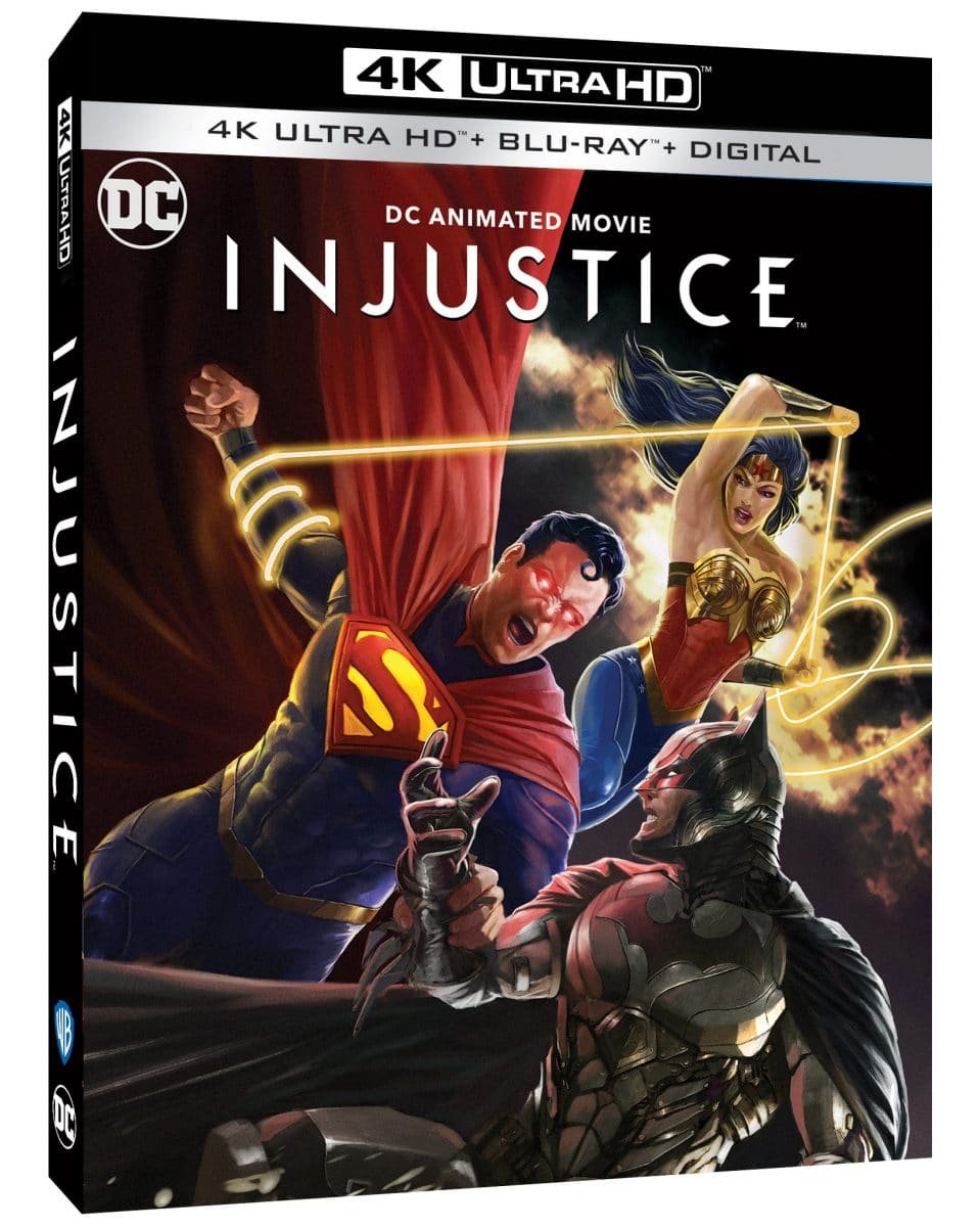 Capa do Blu-Ray da animação de Injustice (Divulgação)