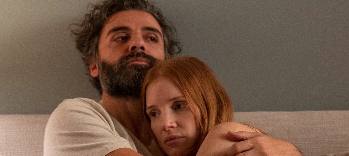 Jessica Chastain faz brincadeira com Família Addams após vídeo viral com Oscar Isaac