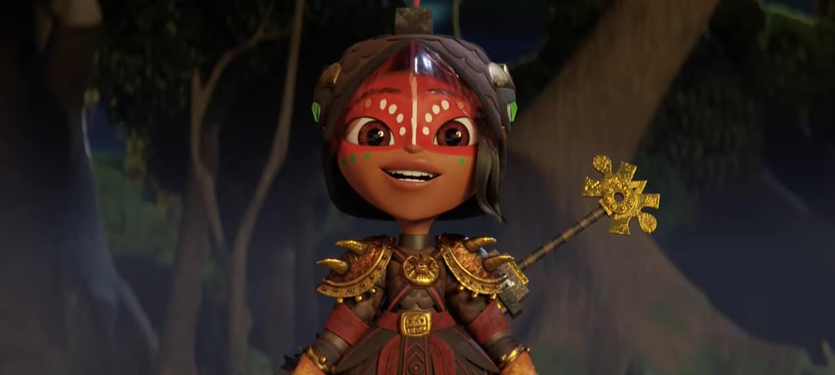 Maya e os 3 Guerreiros ganha teaser encantador e data de estreia pela Netflix