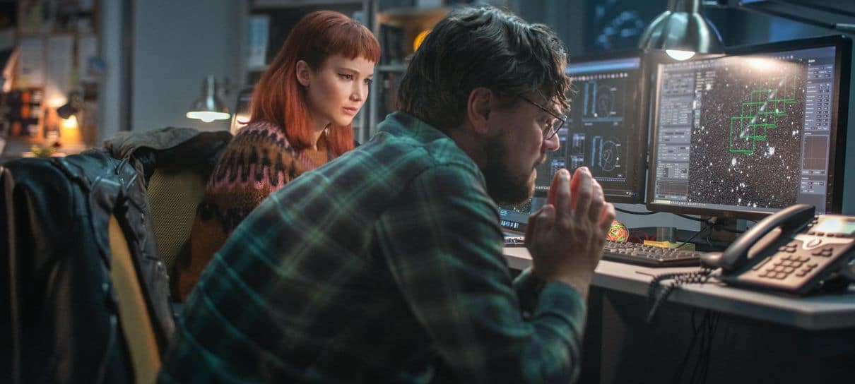 Não Olhe para Cima, longa com Leonardo DiCaprio e Jennifer Lawrence, ganha teaser