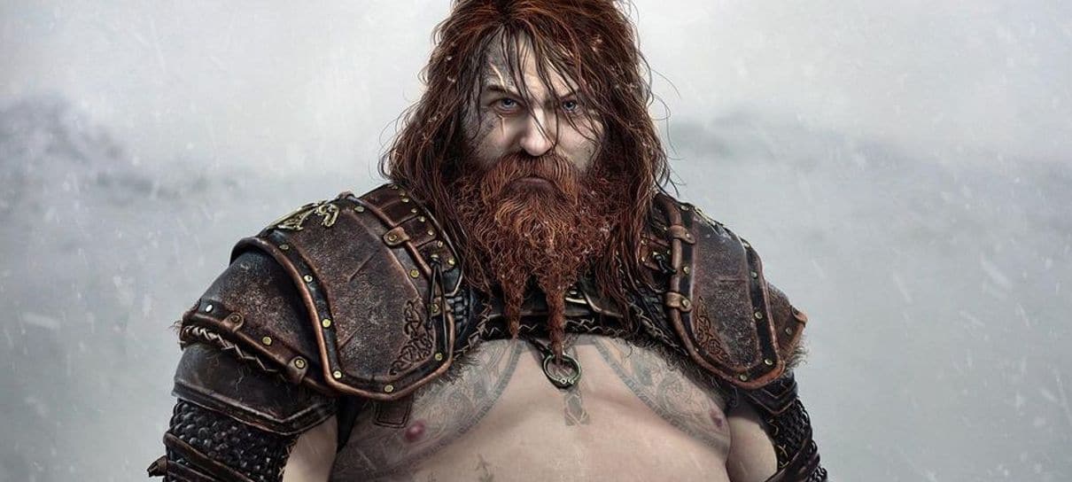 Novas imagens de God of War: Ragnarok destacam visual de Thor, Tyr