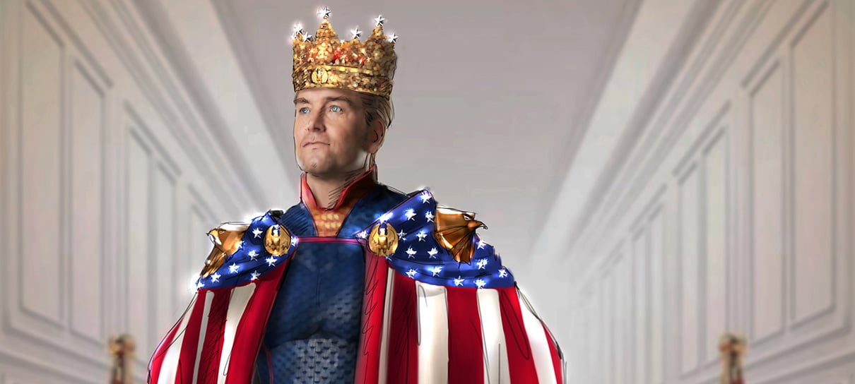 Heróis de The Boys vão ao tapete vermelho do Emmy em artes divulgadas pelo Prime Video