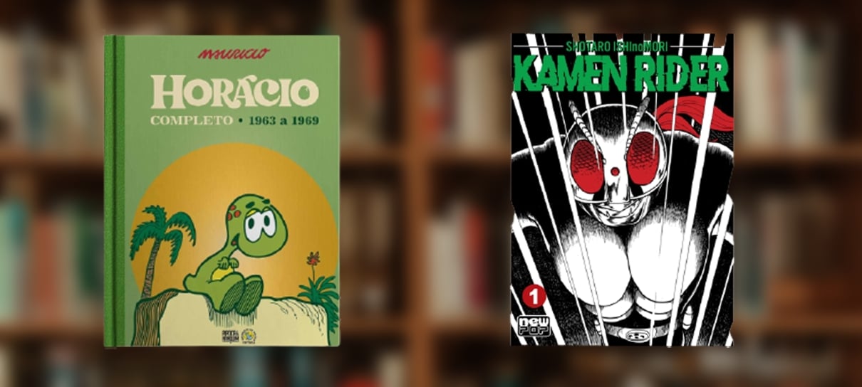 Horácio, Kamen Rider e mais 6 HQs e mangás com desconto