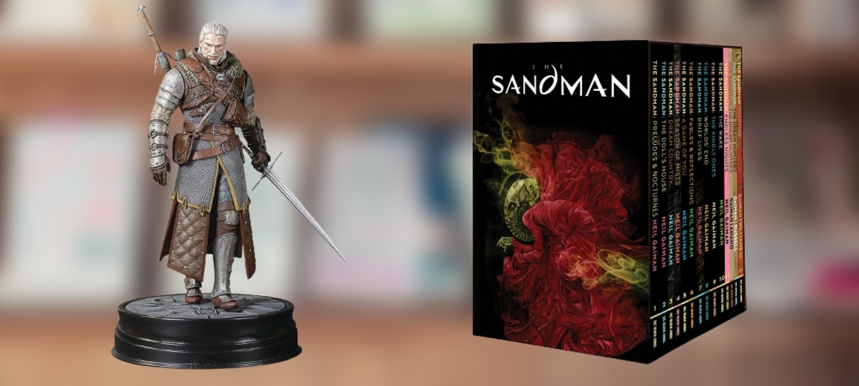 Confira uma seleção de produtos de Cowboy Bebop, Sandman e outras séries da Netflix