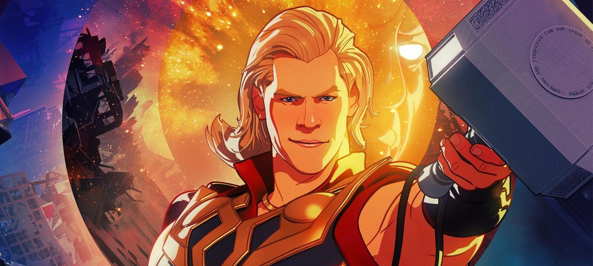 Thor aparece em novo pôster de What If…?, a série animada da Marvel