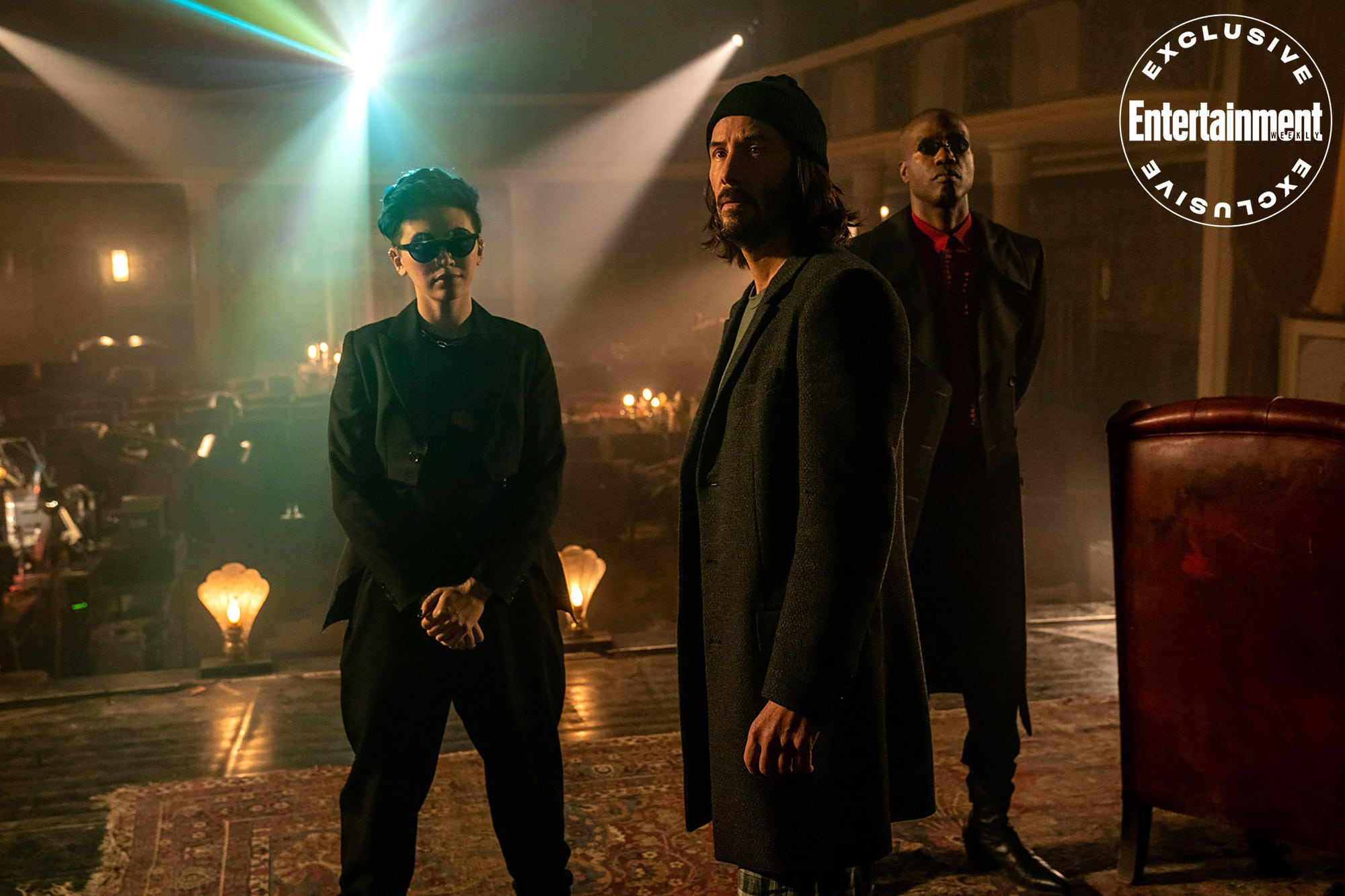 MATRIX
JESSICA HENWICK as Bugs, KEANU REEVES as Neo/Thomas Anderson and YAHYA ABDUL-MATEEN II as Morpheus/Agent Smith in Warner Bros. Pictures, Village Roadshow Pictures and Venus Castina Productions’ “THE MATRIX RESURRECTIONS,” a Warner Bros. Pictures release.